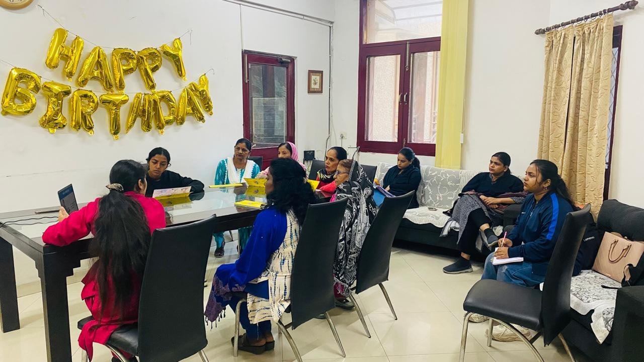 SESSION ON MCP CARDS WITH CARE GIVERS NOV DWARKA CHILDREN OF THE WORLD 2025